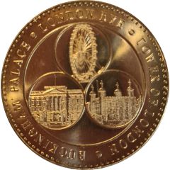 Medal - Madame Tussauds Buckingham Palace, London Eye, Tower of London