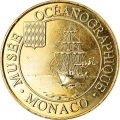 Monnaie de Paris Tourist Token - Monaco Musée Océanographique - Navire