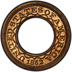 1 Dollar `1852 Gold Dollar` Pattern, copper-nickel
