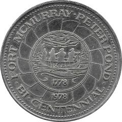 Medal - Fort McMurray Bicentennial Alberta