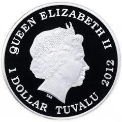 1 Dollar - Elizabeth II Black Rhinoceros