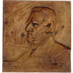 Plaquette - Unveiling of the monument to František Palacki