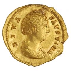 Aureus - Faustina the Elder AETERNITAS