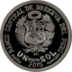 1 Nuevo Sol 450 years Casa Nacional de Moneda