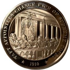 Medal - History of the United States Taft Appointees Change Supreme Court