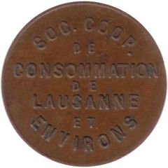 50 Centimes - Consumer cooperative society Lausanne