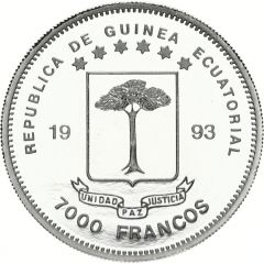 7000 Francos CFA Giraffe