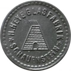 1 Pfennig - Schauenstein H. Heye Glasfabrik