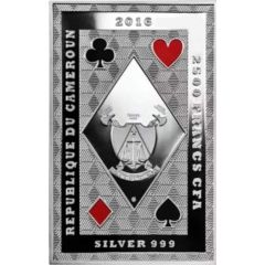 2500 Francs Queen of Clubs