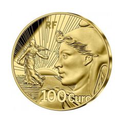 100 Euros 20th Anniversary of the Euro, gold