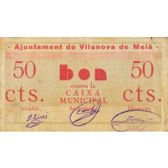 50 Céntimos Vilanova de Meià