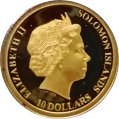 10 Dollars - Elizabeth II Baby Springbock