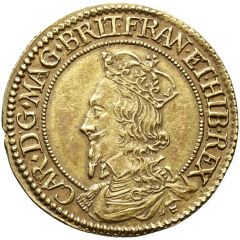 1/2 Unit - Charles I 3rd coinage, 1st Issue