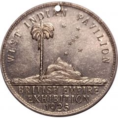 Medal - British Empire Exhibition 1925 West Indian Pavilion
