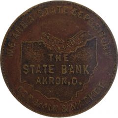 50 Cents - The State Bank Akron Ohio