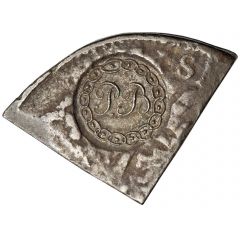 Hard Times Token - Planters Bank Counterstamp on 1/4 Spanish 8 Reales