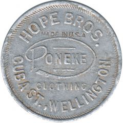Token - Hope Bros - Poneke Clothing - 2/6 Discount