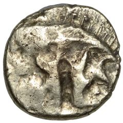 Gold Plated ¼ Stater - Belgae Hampshire Thunderbolt / Geometric Type Contemporary Counterfeit