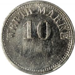10 Pfennig Werth-Marke