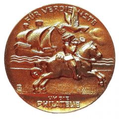 Philatelic award medal