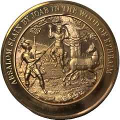 Medal - Thomason Medallic Bible Absalom Slain