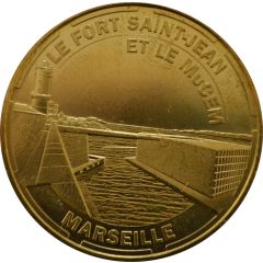 Tourist token - Monnaie de Paris - Marseille - Le fort Saint-Jean et le MuCEM