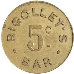 5 centimes - Rigollet`s bar - Paris [75]