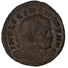 Nummus - Licinius I SOLI INVICTO COMITI R F, Rome