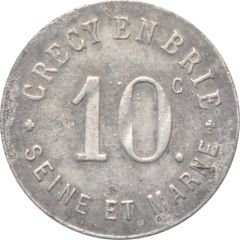 10 Centimes Crecy en Brie