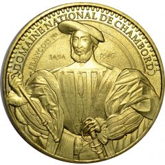 médaille touristique monnaie de paris DOMAINE NATIONAL DE CHAMBORD François 1er