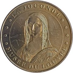 Monnaie de Paris Tourist Token - Musée du Louvre La Joconde