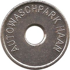 Car Wash Token AUTOWASCHPARK HAAN