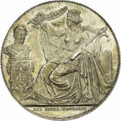 2 Francs French text - Anniversary of Inauguration
