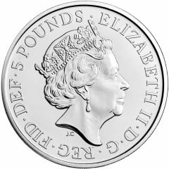 5 Pounds - Elizabeth II Posthumous, 5th portrait, Yale of Beaufort