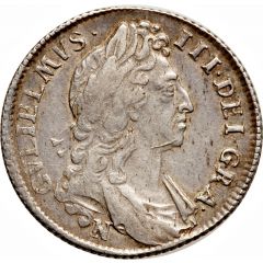 1 Shilling - William III 1st bust, Norwich mint