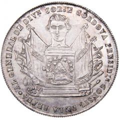 2 Soles - Jorge Córdova Constitutional President - Monetary Medal