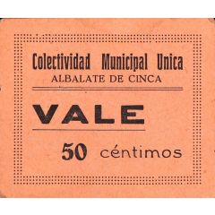 50 Céntimos Albalate de Cinca