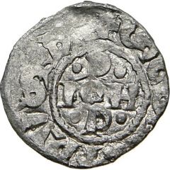 Denier - John XIII and emperor Otto I cross