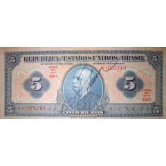 5 Mil Réis Thesouro Nacional, 19th. Print