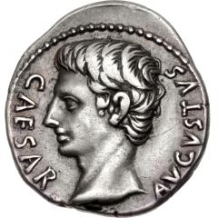 Denarius - Augustus MARTIS VLTORIS, Mars