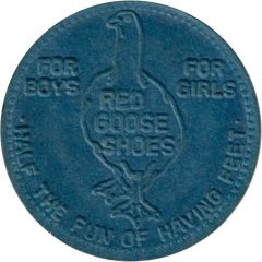 5 Dollars - Red Goose Shoes Large Lettering