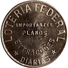 Token - Federal Lottery 20 Réis