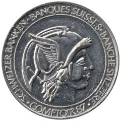 Banques suisses - Comptoir 87 aluminium