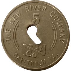 5 Cents - The New River Company Skelton, West Virginia