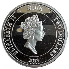 2 Dollars - Elizabeth II Year of the Snake