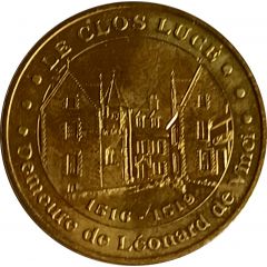 Jeton touristique - Monnaie de Paris - Le clos Lucé - Demeure de Léonard de Vinci