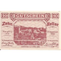 10 Heller Weitenegg