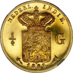 1/4 Gulden - Willem III