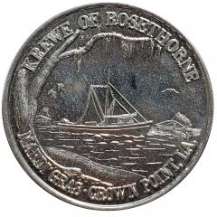 Mardi Gras Token - Krewe of Rosethorne Crown Point, Louisiana