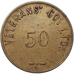 50 Cents - Veteran`s Co. Ltd. Blairmore, Alberta